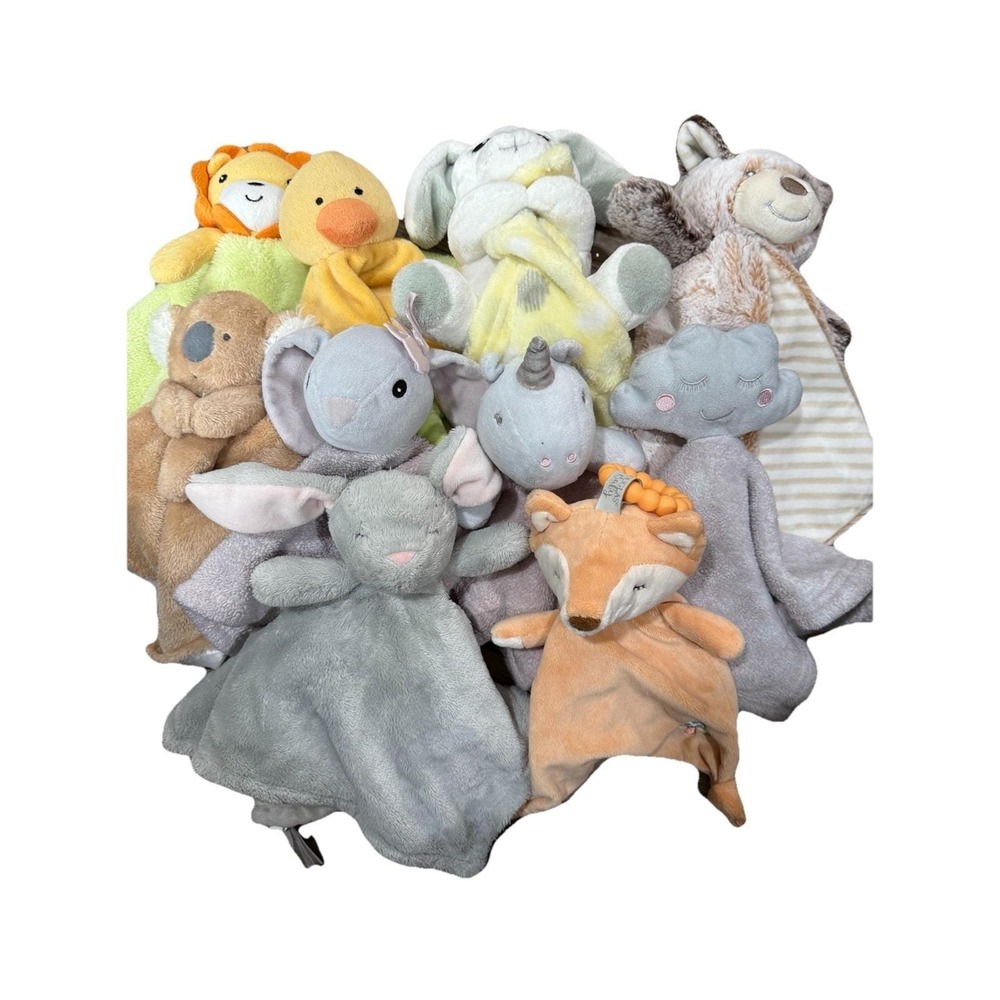 Baby Bear Lovey Snuggie Blankie‎ Blanket  Bundle Fox Bunny Lion Koala Puppy